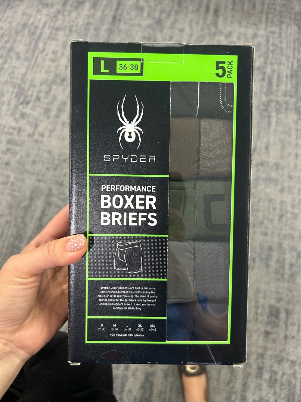 Spyder Performance Boxer Briefs - 5 Pack